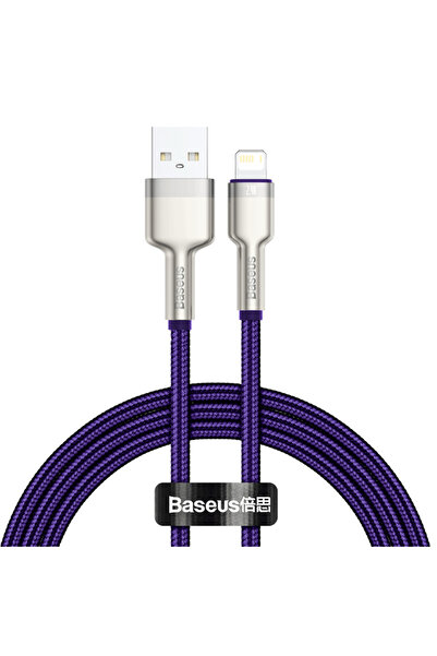 Baseus USB cable for Lightning Cafule, 2.4A, 1m (purple)