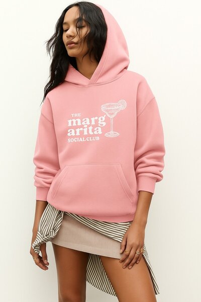 HAKKE Γυναικείο φούτερ Margarita Social Club