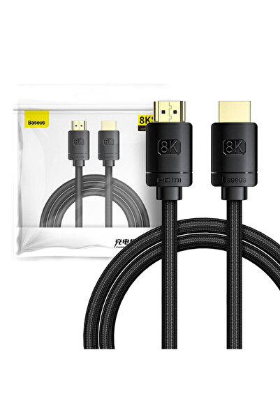 Baseus Seria Baseus High Definition HDMI 2.1, 8K 60Hz, 3D, HDR, 48Gbps, 2m (n...