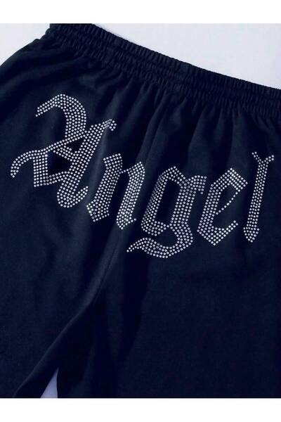 MOONBULL Kadın Angel Taş Baskılı Eşofman Altı