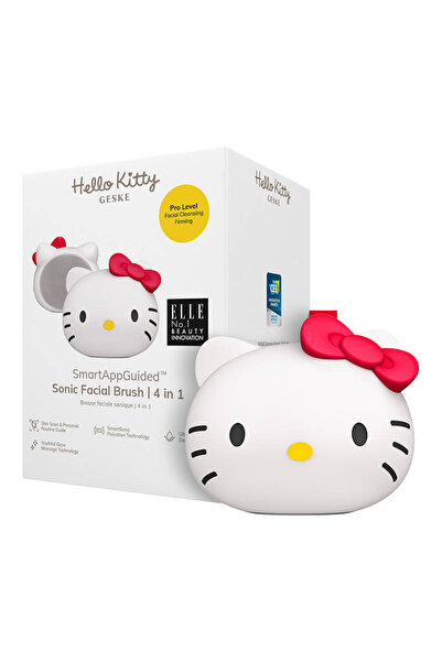 Geske Facial Cleaning Sonic Brush 4in1 With APP (Hello Kitty starlight)