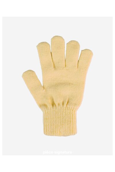 PIECE SIGNATURE 88% Acrylic 12% Elastane, High Quality Colorful Gloves for Boys and Girls (Age 5-8)