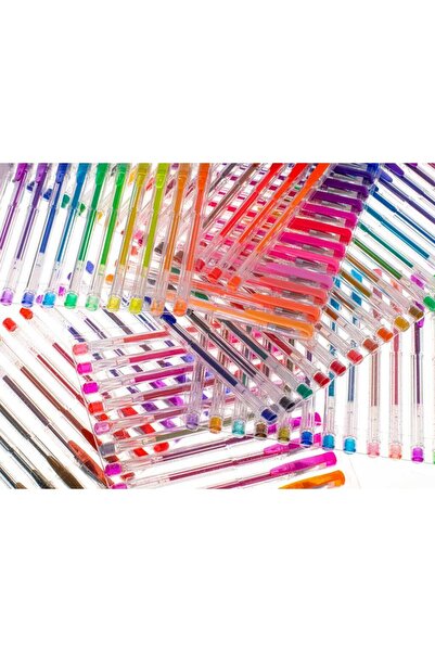 Avex Set of 140, Multicolored Gel Pens with Glitter