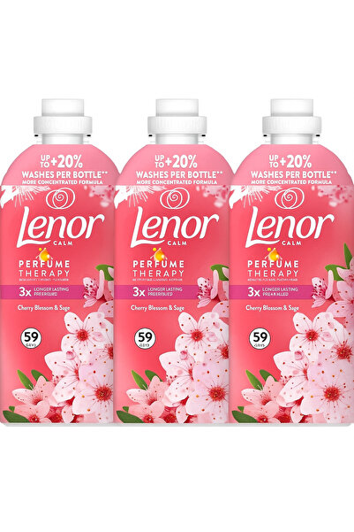 lenor LAUNDRY CONDITIONER 1239ML CHERRY BLOSSOM 59 WASHERS - 3 pieces