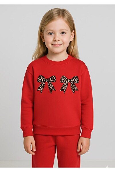 playwear Σετ αθλητικής φόρμας με μοτίβο καφέ κορδέλας, για ηλικίες 3-4-5-6-7-...