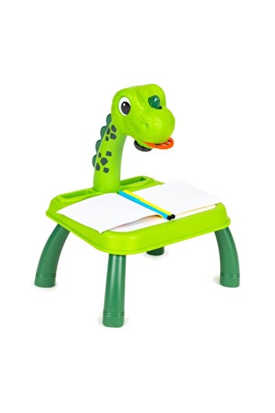 MultiStore Kids Drawing Projector, 24 images, 3 themed discs, 12 markers, Multistore, Dinosaur, Green