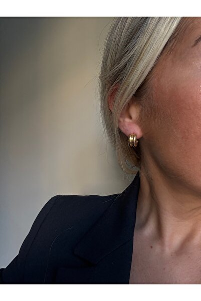 Rossetto Atelier Stainless Steel Minimal Hoop Earrings