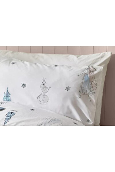 Taç Licensed Elsa Patterned 100% Cotton Fabric 1 Piece Pillowcase 50X70 cm