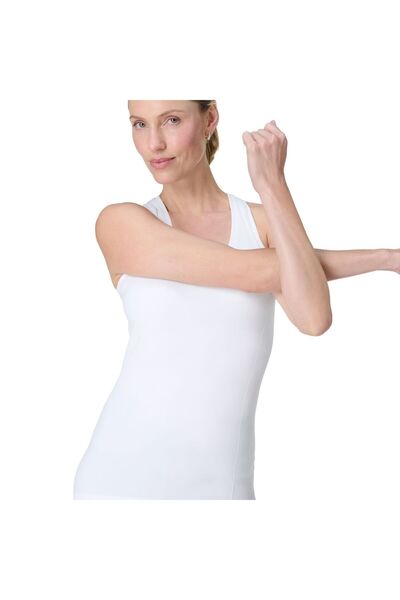 Sweaty Betty Γυναικείο μπλουζάκι γυμναστικής Athlete χωρίς ραφές Workout Tank Λευκό