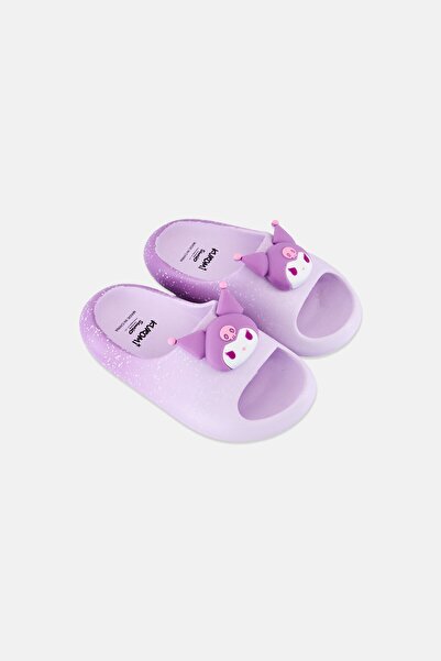SANRIO Kids Girl Kuromi Slip On Slides, Lilac