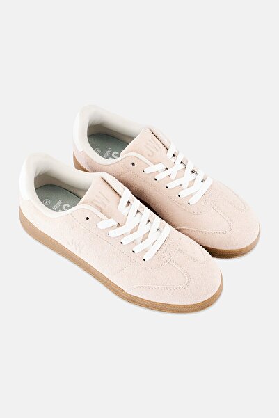 JASON WU Women Brand Logo Lace Up Casual Shoes, Beige