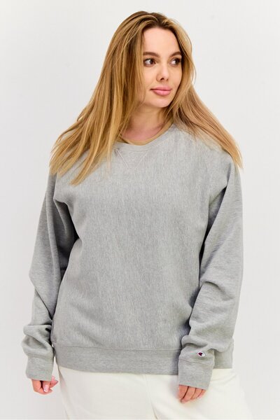 Champion Women Sportswear Fit Long Sleeves Training Sweatshirt, Grey