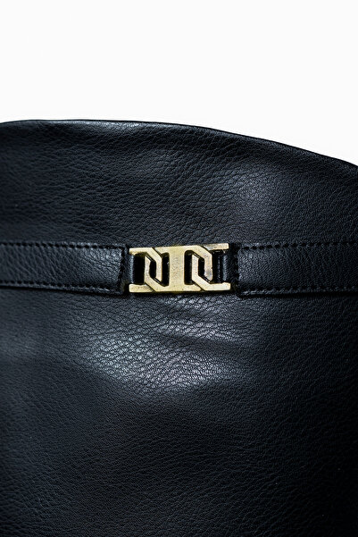 Feyz istanbul Black Leather Riding Boots Bremen