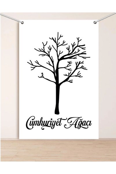 heptex 29 Ekim Cumhuriyet Ağacı Brandası 70x100 Boyanabilir