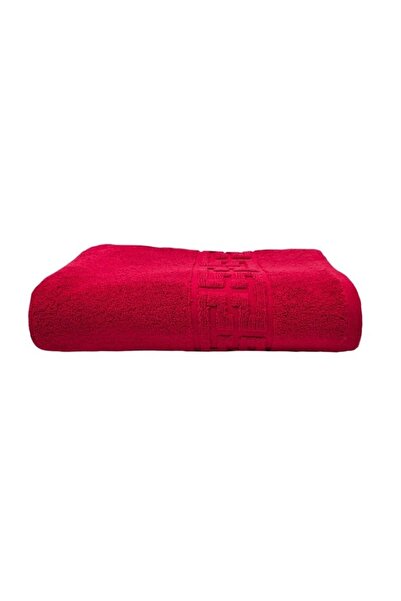 EMATTERIO 100% Premium Cotton Bath Towel, 70x130cm, 400 GSM, Soft, Absorbent, Hypoallergenic, Red