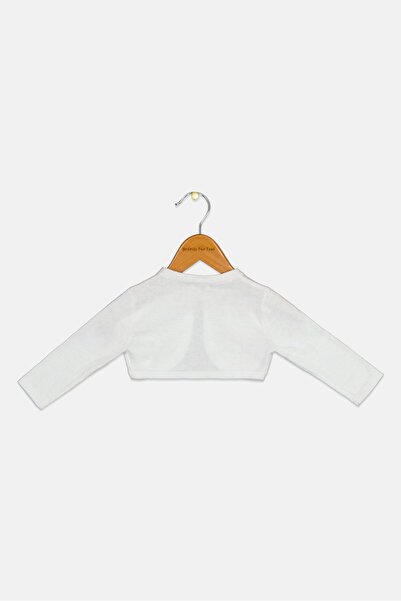 Overkids Toddlers Girl Knitted Cardigan, White