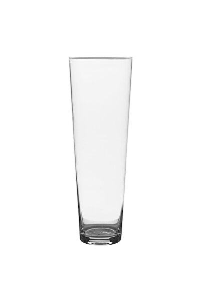 COK clear glass vase, 50 cm high, Ø 17 cm – for large bouquets, pampas and modern decor