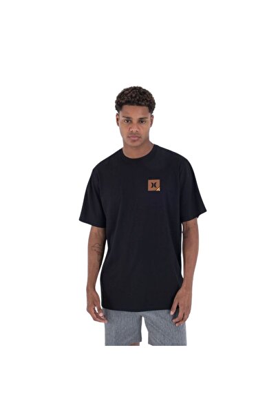 Hurley Ανδρικό μπλουζάκι Corner σε μαύρο χρώμα