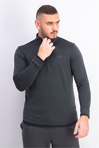 Under Armour Men UA Fleece 1 and 2 Zip Sweater, Charcoal