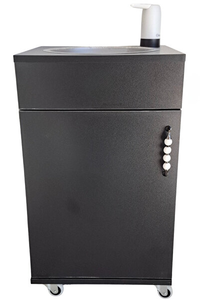 BİLBAY MEDİA Seyyar Lavabo Siyah