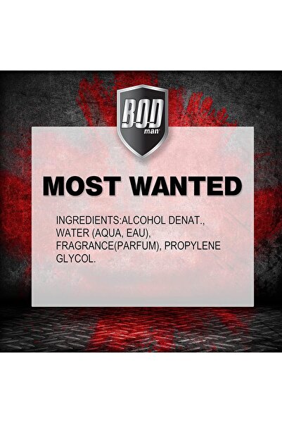 Bod Man Body Spray - Most Wanted for Men (Pack of 3)