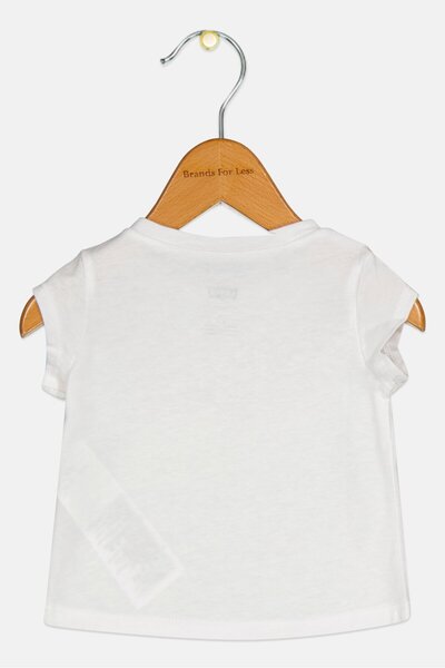 Levi's Toddlers Girl Short Sleeve Brand Logo T-Shirt, Light Pink