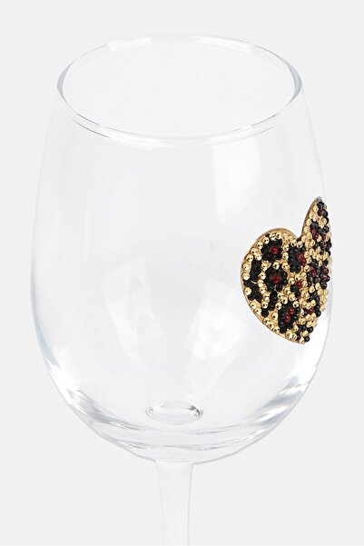 Betsey Johnson Embellished Print Glass, Transparent
