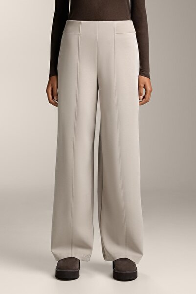 Oysho Yanları fitilli süper yüksek bel modal brushed pantolon