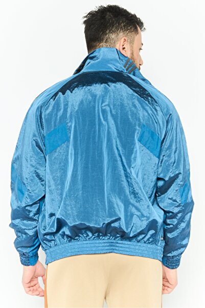 adidas Men Sportswear Fit Long Sleeve Outdoor Jackets, Blue