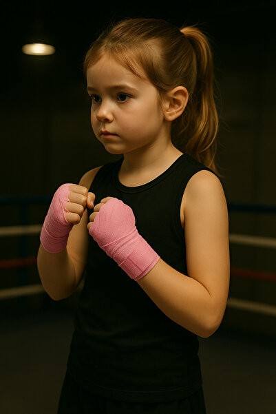 GAZELMANYA Bandaj de box pentru copii de 2,5 metri Box Kickbox Muay Thai Sand...