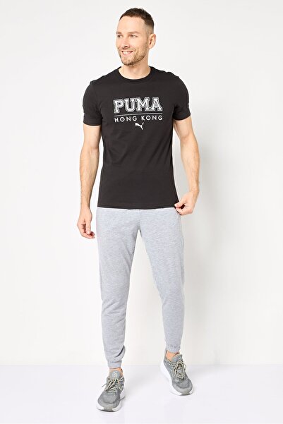 Puma Men Sportswear Fit Short Sleeve Outdoor T Shirt, Black