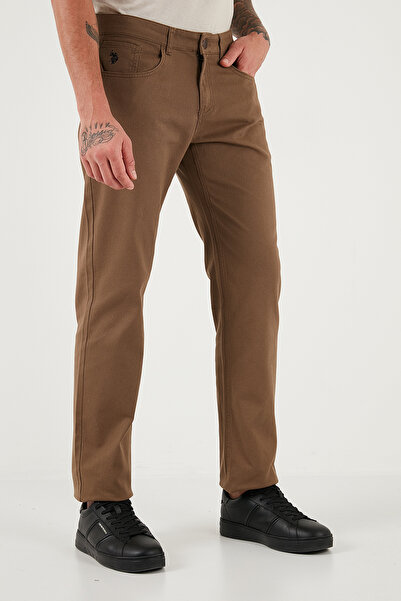 U.S. Polo Assn. U.S. Polo Cotton Regular Fit Logo Pants Men's Pants G081Gl0782238677