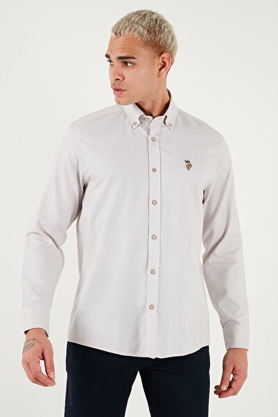 U.S. Polo Assn. U.S. Polo Cotton Slim Fit Long Sleeve Shirt Men's Shirt G081Sz0042225643