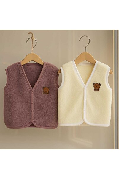 neocotton 2-Pack Welsoft Baby Kids Snap Fastener Vest
