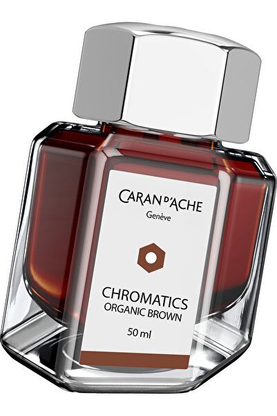 Caran d'Ache Chromatics Brown Calimara cerneala, 50 ml, maro