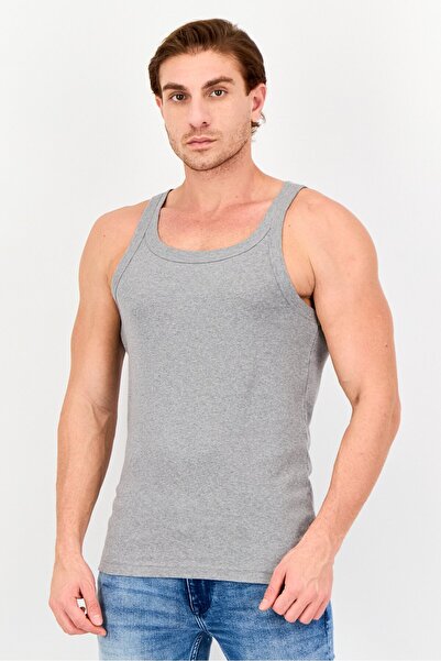 Levi's Men 2 Pieces Brand Logo Crew Neck Sleeveless Vest, Multicolor