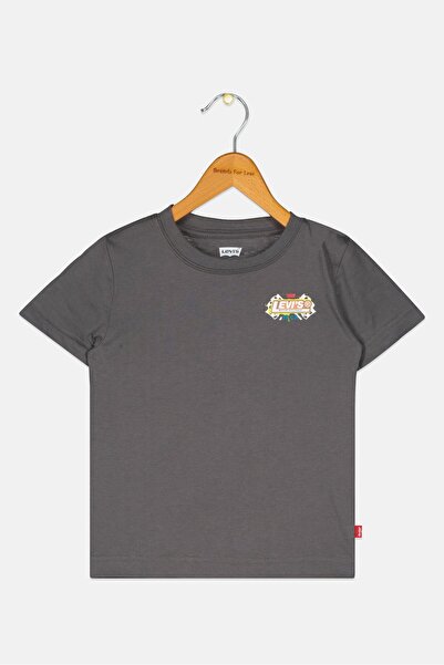 Levi's Toddlers Boy Brand Logo Short Sleeves T-Shirt, Dark Grey