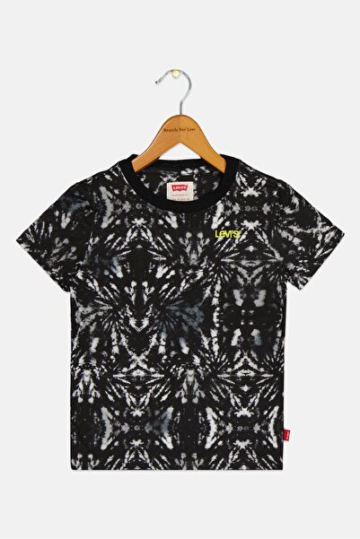 Levi's Toddlers Boy Crew Neck Short Sleeve Tie Die T-shirt, Multicolor