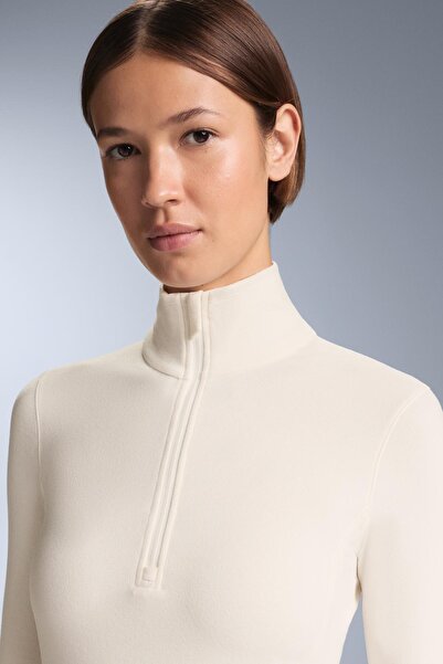 Oysho Half-zip polar thermal base layer T-shirt