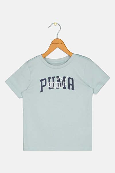 Puma Kids Girl Sportswear Fit Short Sleeve Training T-Shirt, Sage Green