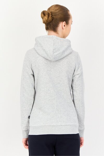 Puma Women Sportswear Fit Long Sleeve Outdoor Hoodie, Light Grey