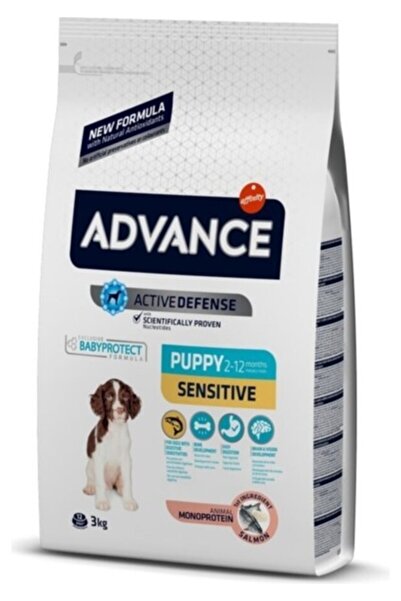 Advance Puppy Sensitive Somonlu Yavru Köpek Maması 3 kg 8410650009346 - 2