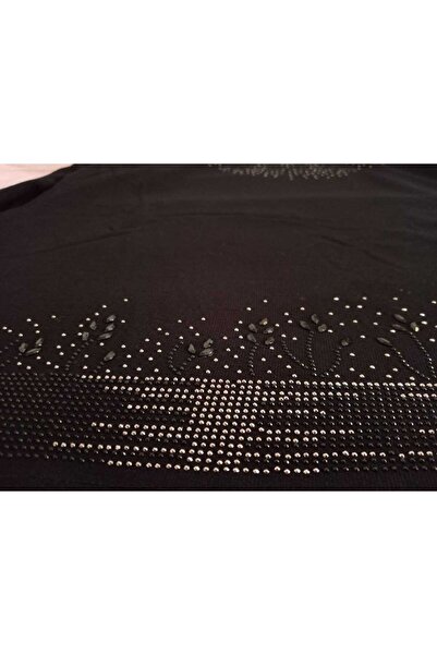 ÖZCAN Luxury Long Sleeve Stone Embroidered Mother Tshirt/Blouse