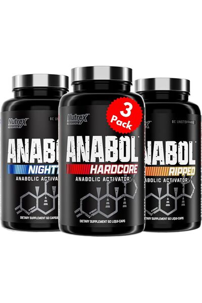 Nutrex Research مجموعة أنابول | مجموعة أنابول هاردكور، أنابول ريبد، وأنابول ن...