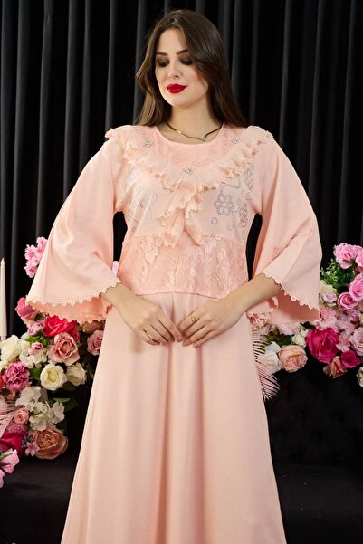 Lama Lingerie Women's Long Dress Lace