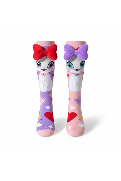 Aware Time 6-12 Years Old Girl's 3D Figure Socks
