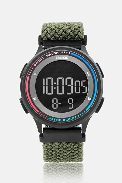 RBX Men RB5448M Textured Digital Watch 40mm, Olive