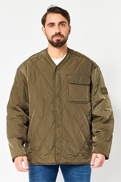 Tommy Hilfiger Men Quilted Bomber jacket, Olive