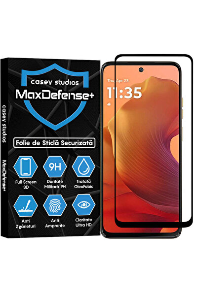 Casey Studios Folie Sticla Motorola Moto G15, Full Cover 3D, HD, Anti Zgariet...