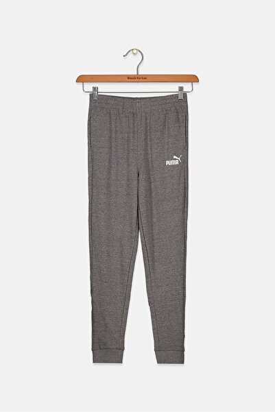 Puma Kids Boy French Terry Essential Jogger Pants, Grey